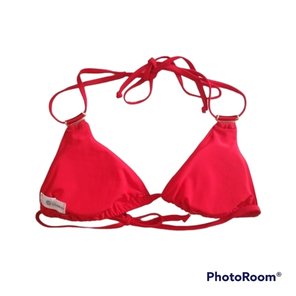 NWOT Charmo Women Triangle Halter One Piece Only Brazilian Style Top Siz… - Picture 7 of 14